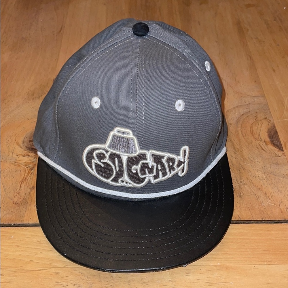 Gray and Black “So Gary” Snapback Hat‎